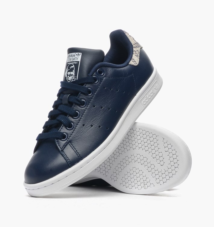 adidas stan smith cuir bleu